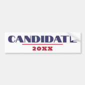 Minimalistische Sjabloon | Verkiezingen President  Bumpersticker (Voorkant)