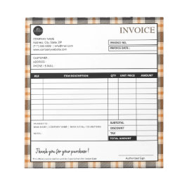 Minimalistische Sjabloon voor geplakte zakelijke f Notitieblok