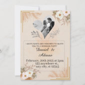 Minimalistische Sjabloon voor het uitnodigen van e Kaart (Voorkant)