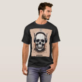 Minimalistische Skull Abstract T-shirt (Voorkant volledig)