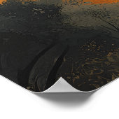 Minimalistische skyline van Istanbul - Turkse kuns Poster (Hoek)