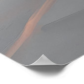 Minimalistische skyline van Tokio – Subtle Tones J Poster (Hoek)