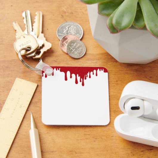 Minimalistische Sleutelhangers Met Bloeddruppel – (Bureau)