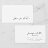 Minimalistische smaakvolle moderne professionele s visitekaartje (Voorkant / Achterkant)