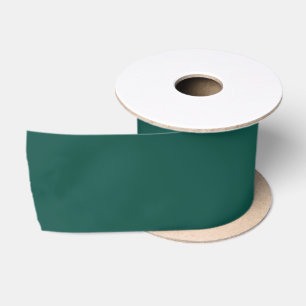 Minimalistische smaragdgroene effen effen kleur el satijnen lint