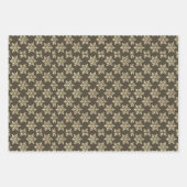  minimalistische sneeuwvlok kerst inpakpapier vel (Voorkant 3)