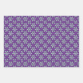  minimalistische sneeuwvlok kerst inpakpapier vel (Voorkant 2)