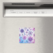 Minimalistische Sneeuwvlok magneet  (Insitu (Vaatwasser))