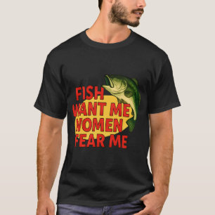 Minimalistische snoek vishaartvector in levendige t-shirt