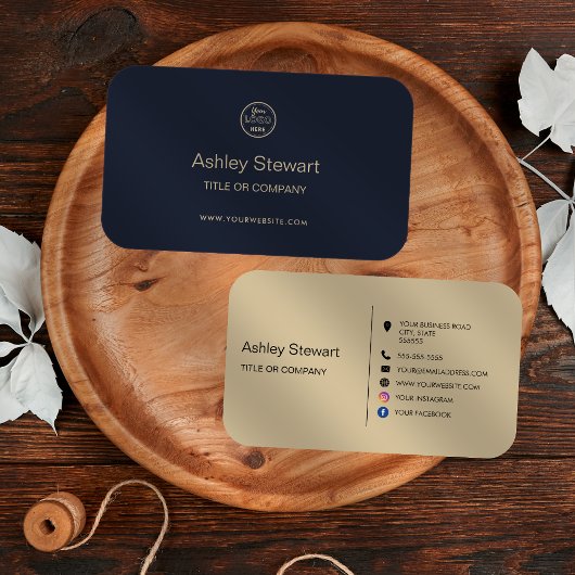 Minimalistische sociale media Website Logo Moderne Visitekaartje