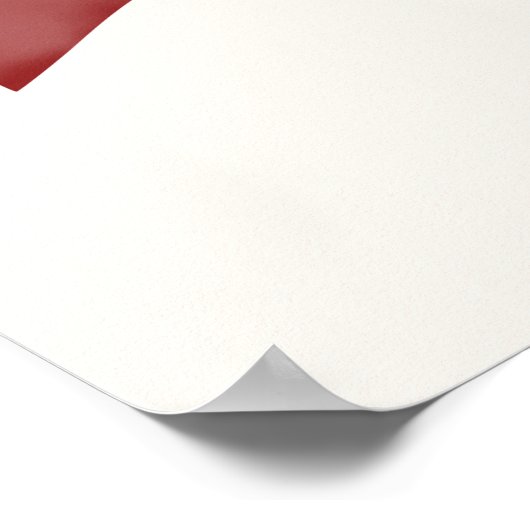 Minimalistische Soldaat Poster (Hoek)