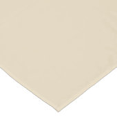 Minimalistische Solid Beige Coastal Home Decor Korte Tafelloper (Hoek)