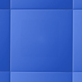 Minimalistische Solid Color Royal Blue Tegeltje