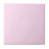 Minimalistische Solid Color Roze Kant Tegeltje (Voorkant)