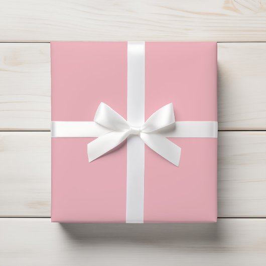 Minimalistische Solid Soft Pastel Pink Cadeaupapier