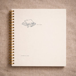 Minimalistische Solitude Lijnkunst Introvert Cadea Notitieboek