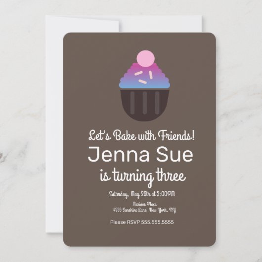 Minimalistische sprinkhanenkoeken die de dag van d kaart (Voorkant)