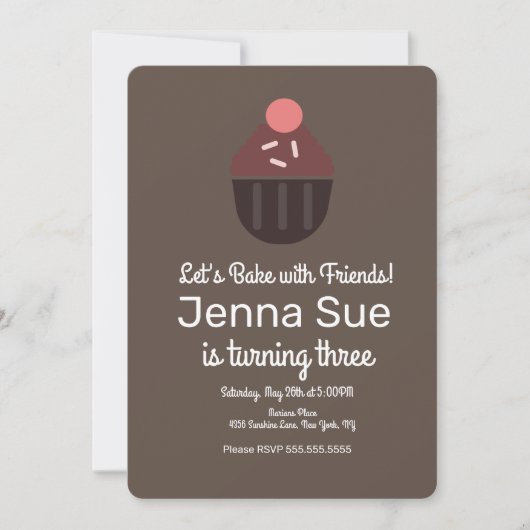 Minimalistische sprinkhanenkoeken die de dag van d kaart (Voorkant)