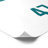 Minimalistische stadskaart van zürich, Zürich DIY- Poster (Hoek)