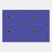 Minimalistische Star Wrapping Paper Flat Sheet Set (Voorkant 2)