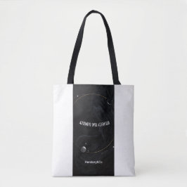 Minimalistische, statementmakende boodschappentass tote bag