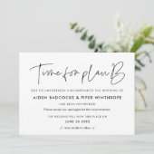 Minimalistische statusupdate-uitnodiging voor een kaart (Staand voorkant)