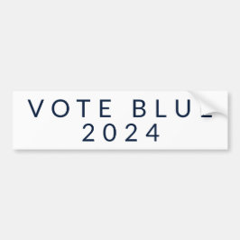 Minimalistische Stem Blauw Kamala Harris 2024 Bumpersticker