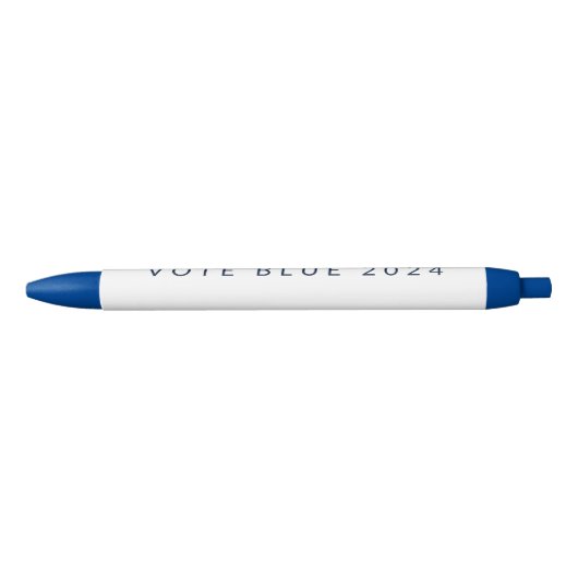 Minimalistische stemming Blue Kamala Harris 2024 Blauwe Inkt Pen (Voorkant)