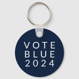 Minimalistische stemming Blue Kamala Harris 2024 Sleutelhanger
