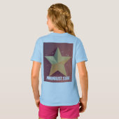 Minimalistische ster Meisje T-shirt (Achterkant volledig)