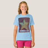 Minimalistische ster Meisje T-shirt (Voorkant volledig)
