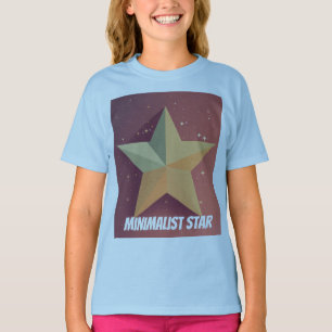 Minimalistische ster Meisje T-shirt