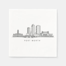 Minimalistische sterrenbeeld-lijnkunst van Fort Wo Servet