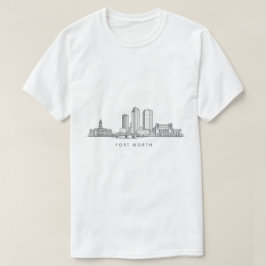 Minimalistische sterrenbeeld-lijnkunst van Fort Wo T-shirt