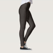 Minimalistische sterrenhemel zwarte leggings (Rechts)