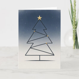 Minimalistische sterrenhemelboom • Scandinavisch Kaart