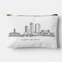 Minimalistische sterrenlijn kunst van Fort Worth Etui