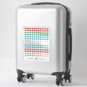minimalistische sticker sheet (Koffer)