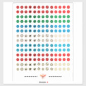 minimalistische sticker sheet (Vel)