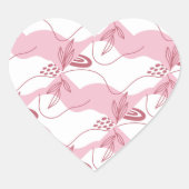 Minimalistische Sticker van het Hart van het Patro (Voorkant)