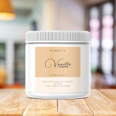 Minimalistische Sticker van productetiket