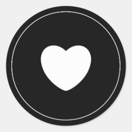 Minimalistische Sticker | Zwart