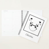 Minimalistische Stier sterrenbeeld geboortebloem n Planner (Display)