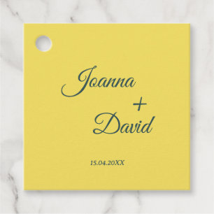 Minimalistische stijl Kalligrafie Font Wedding Bedankjes Labels