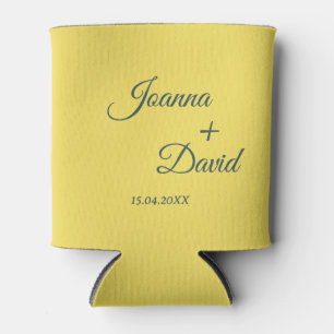 Minimalistische stijl Kalligrafie Font Wedding Blikjeskoeler