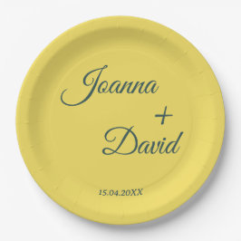 Minimalistische stijl | Kalligrafie Font Wedding Papieren Bordje