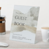 Minimalistische Stijl Kunst Tentoonstelling Gasten Reclamebord Met Voetstuk (Insitu)