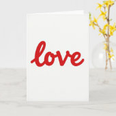 Minimalistische Stijl Liefde Kaart (Gele Bloem)