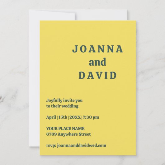 Minimalistische stijl | Retro typemachine letterty Kaart (Voorkant)