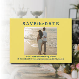 Minimalistische stijl | Retro typemachinelettertyp Save The Date